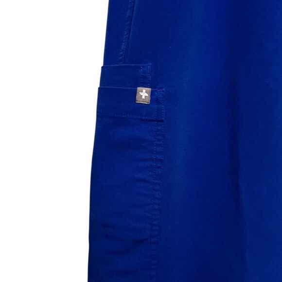 Figs Axim Cargo Scrub Pants XL Royal Blue Technical Collection Pockets - Picture 4 of 9